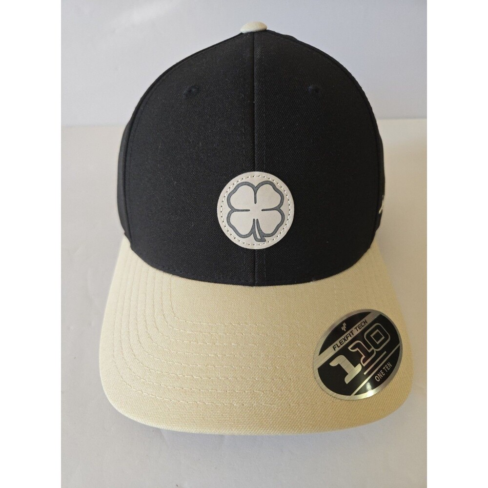 Black Clover Sharp Luck 18 Clover Patch Cap Black/White Snapback Flex Fit 110